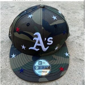 New Era 9Fifty MLB Stary Camo A's Snapback Hat